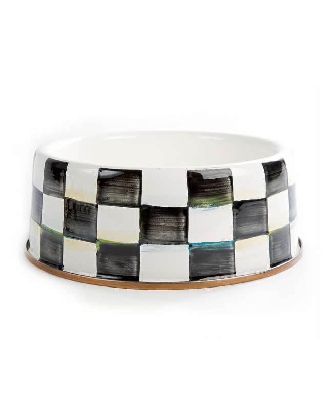 Courtly Check Large Dog Bowl