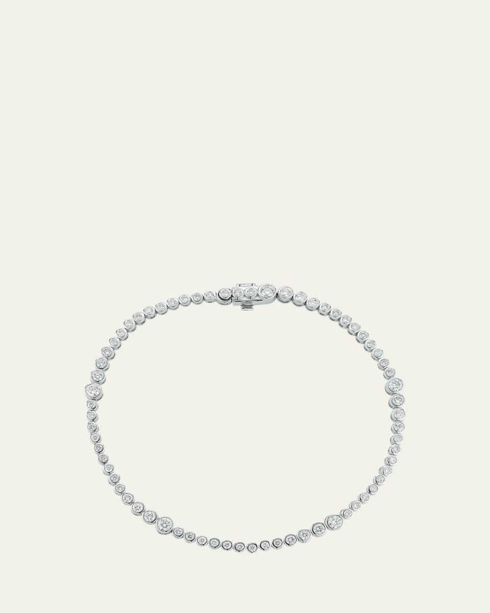 Rainsun Tennis Bracelet, 7.2"L