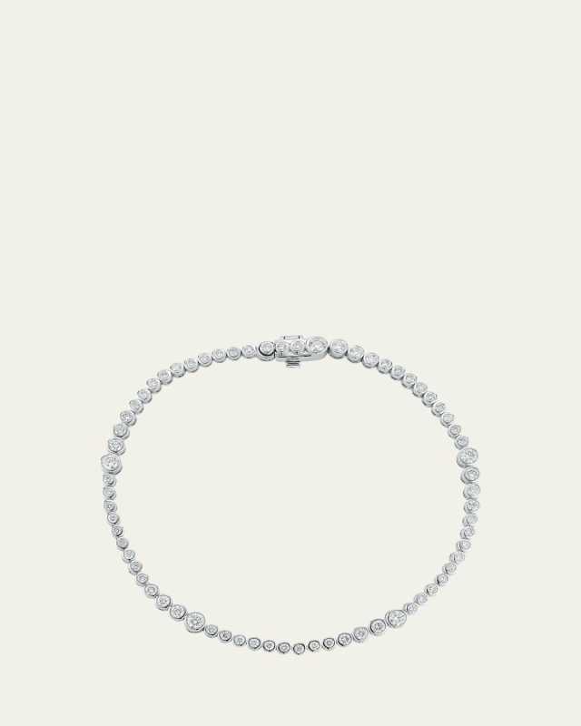 Rainsun Tennis Bracelet, 7.2"L
