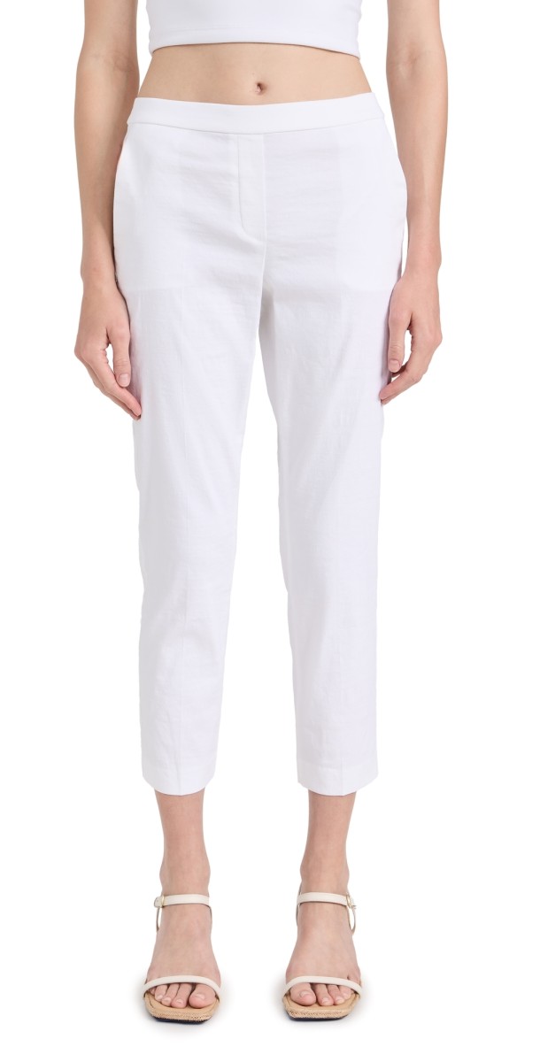 Theory Treeca Pull On Pants White