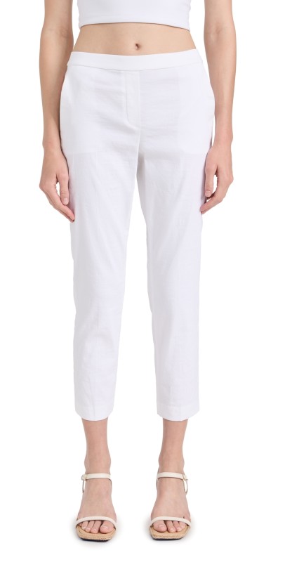 Theory Treeca Pull On Pants White
