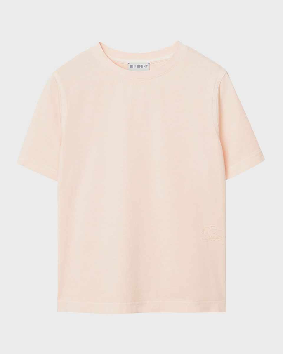 Girl's Cedar Embroidered EKD Short-Sleeve T-Shirt, Size 3-14