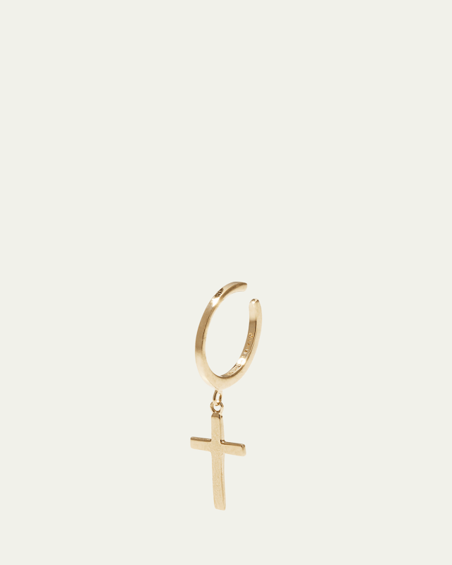 Hanging Cross Ear Cuff, Single