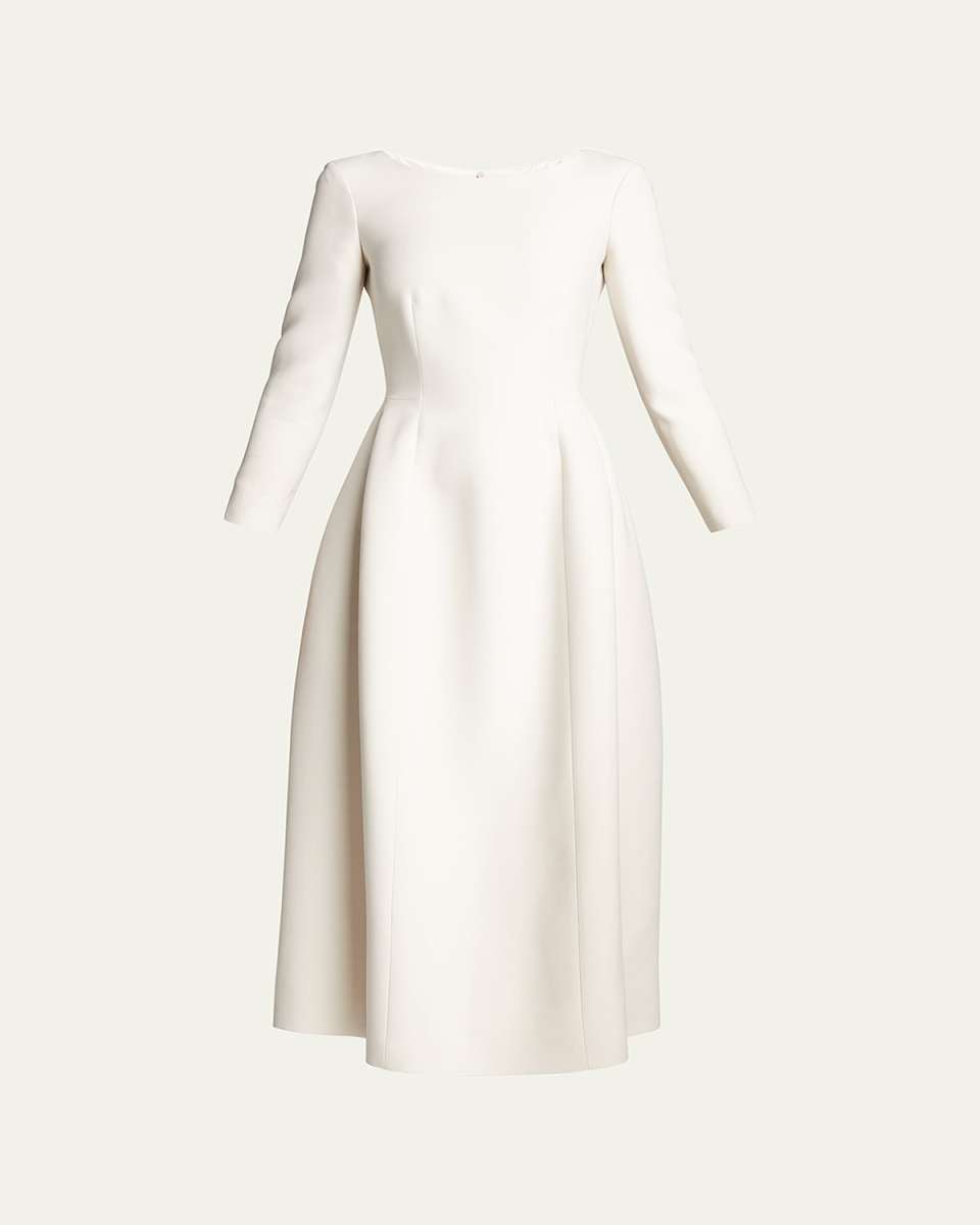 Lilibet Fit-&-Flare Midi Dress