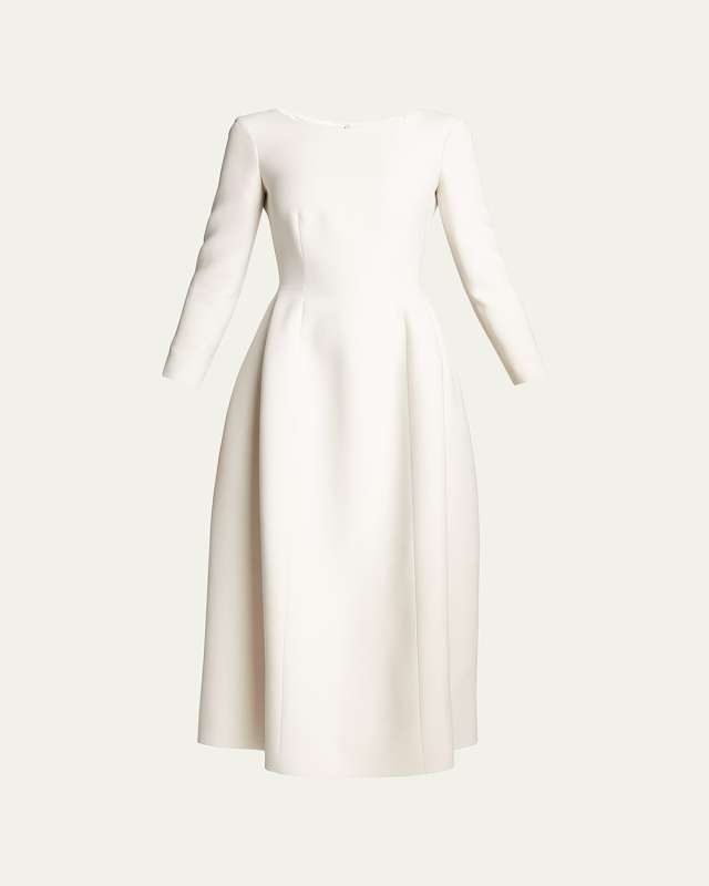 Lilibet Fit-&-Flare Midi Dress