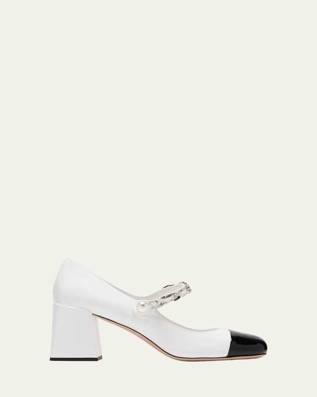 Cap Toe May Jane Pumps