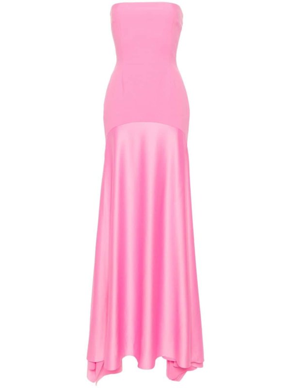 Alessandra contrast maxi dress