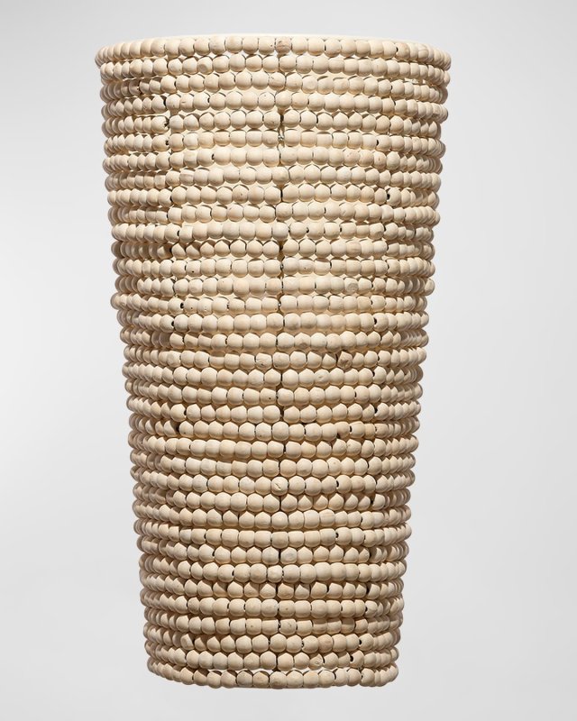 Seawall Beaded Cone Sconce