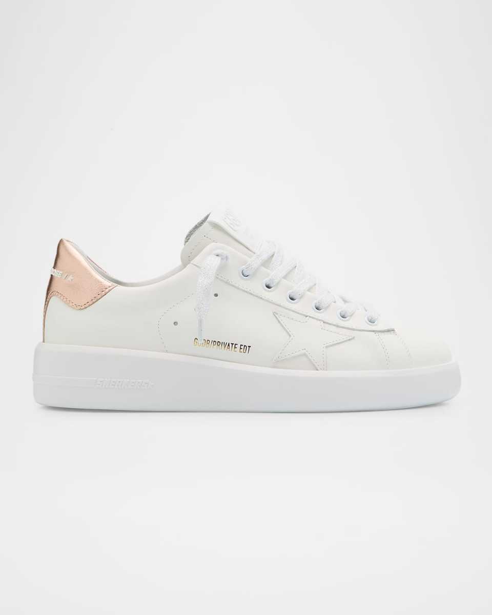 Purestar Mixed Leather Low-Top Sneakers