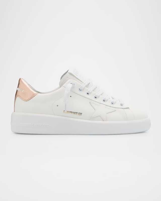 Purestar Mixed Leather Low-Top Sneakers