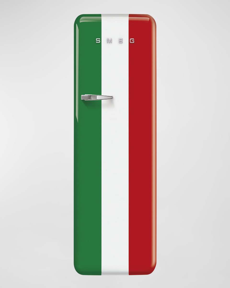 FAB28 Retro-Style Refrigerator with Internal Freezer, Right Hinge