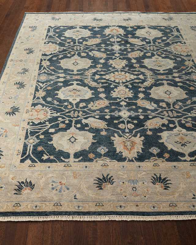 Estevan Hand-Knotted Oushak Rug, 9' x 12'