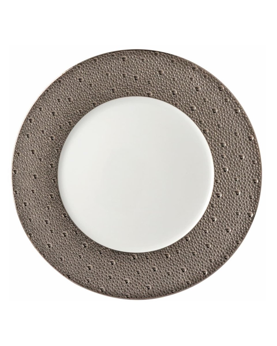 Ecume Platinum Service Plate, 11.6"