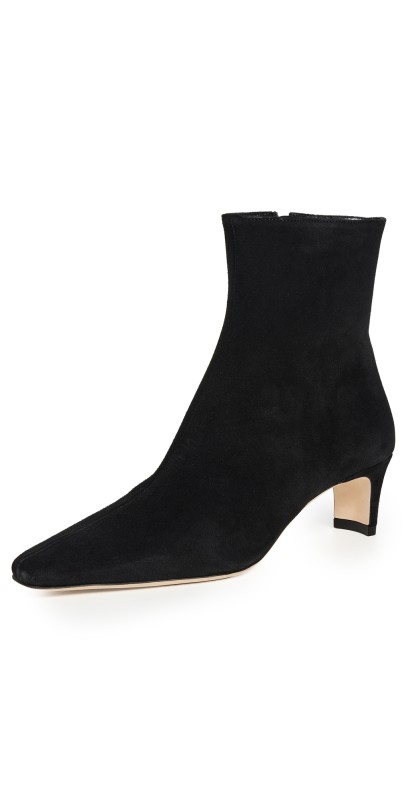STAUD Wally Ankle Boots Black