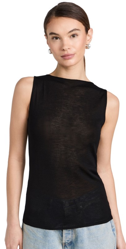 DL1961 Tank Black (Knit)