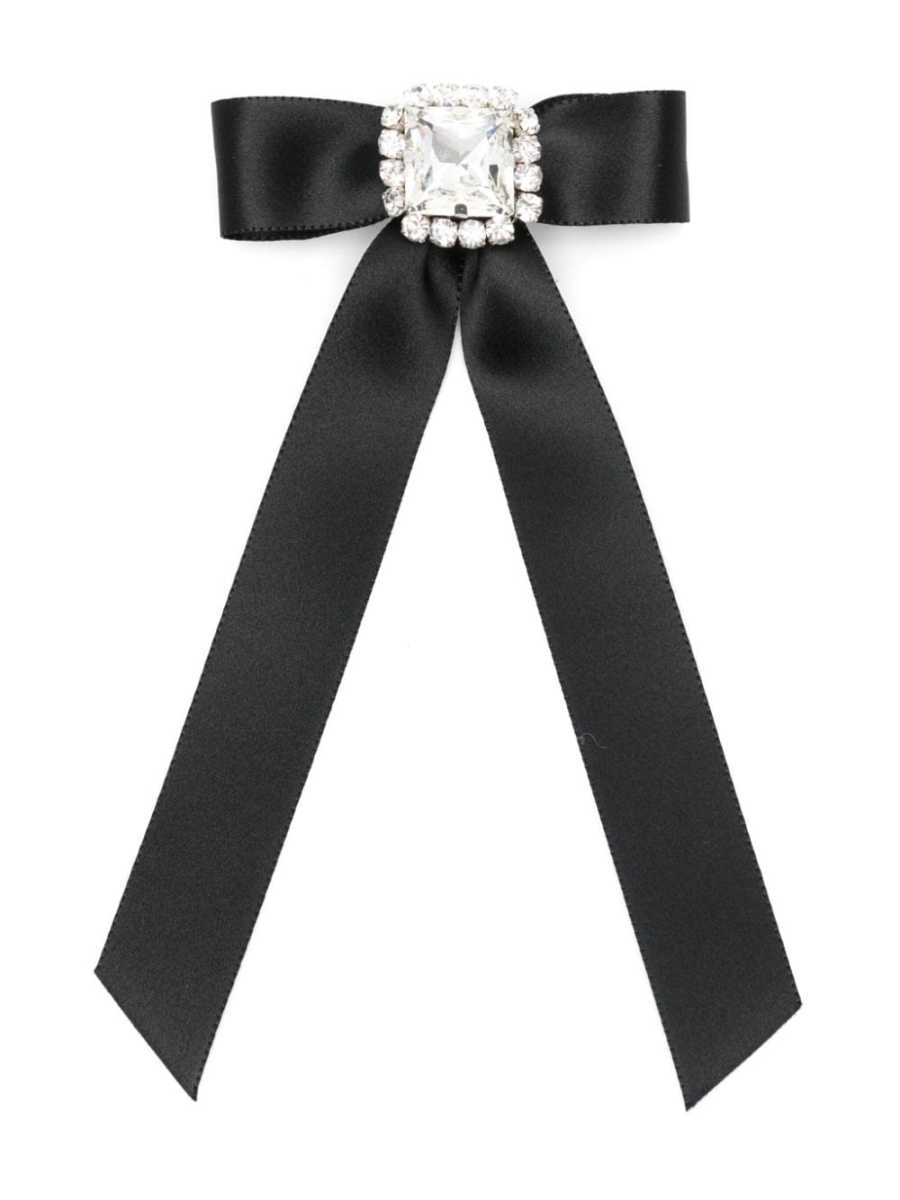 gem-embellished bow hair clip