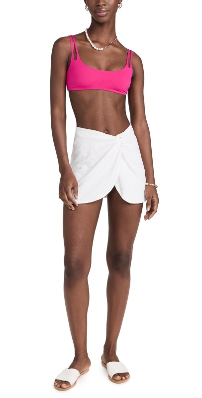 LSPACE Capri Skirt White