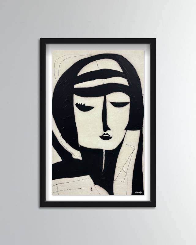 Woman in Thought Giclée Art Print