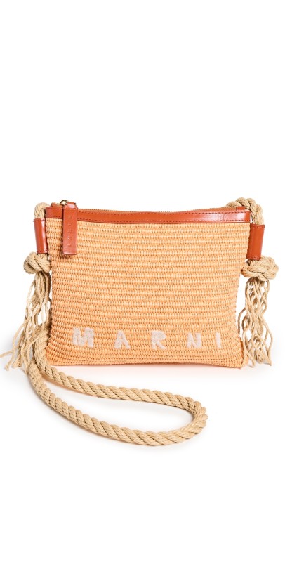 Marni Marcel Zip Mini Bag Raw Sienna