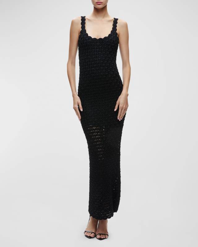 Bray Luster Crochet Maxi Dress