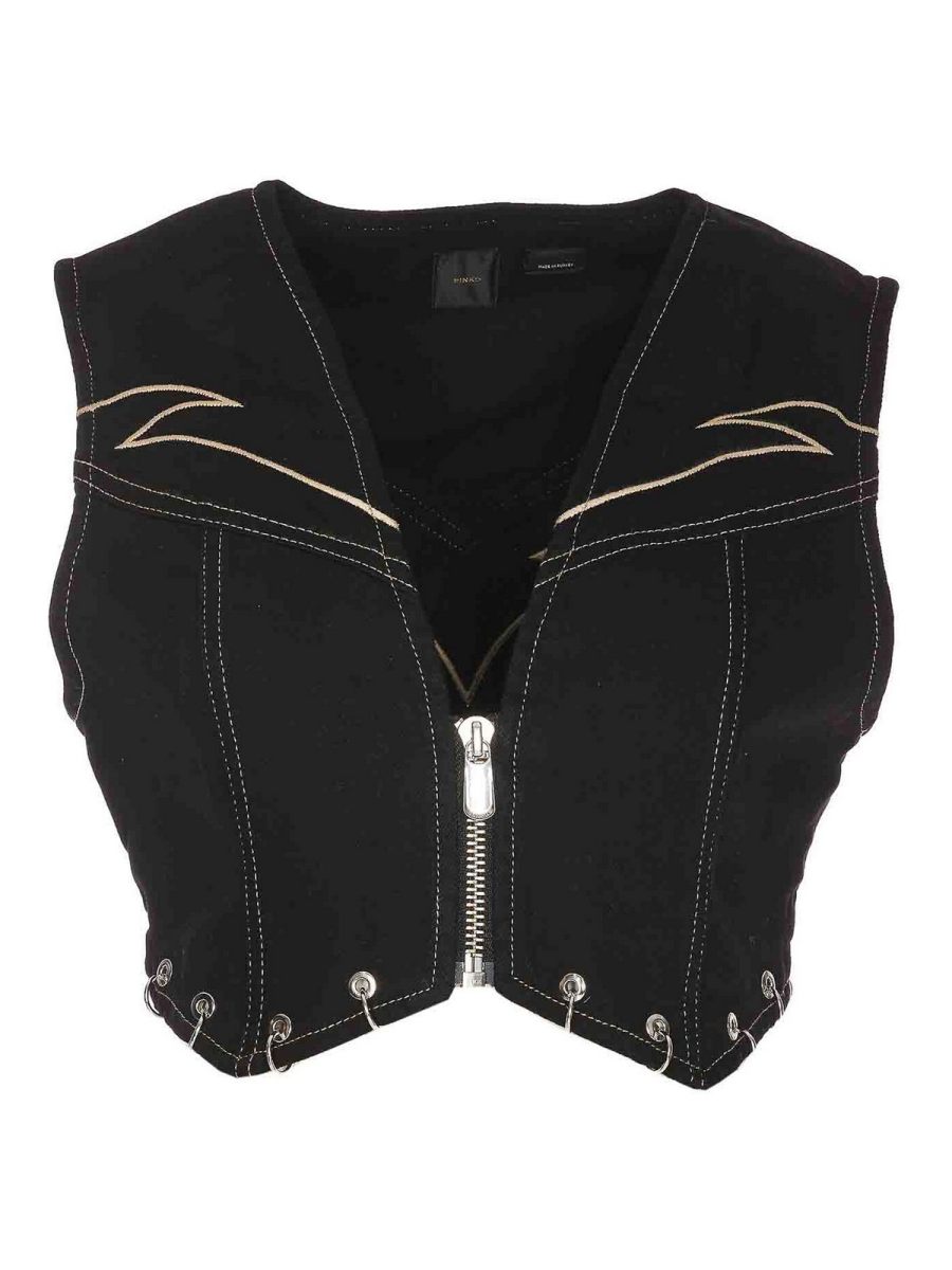 Pinko Top - Noir