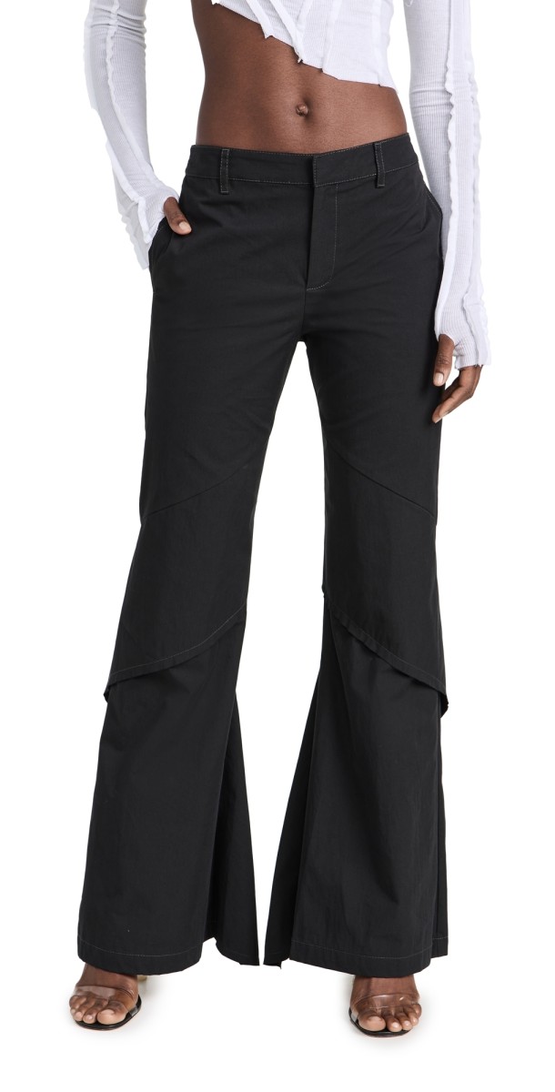 Dion Lee Drape Panel Pants Black