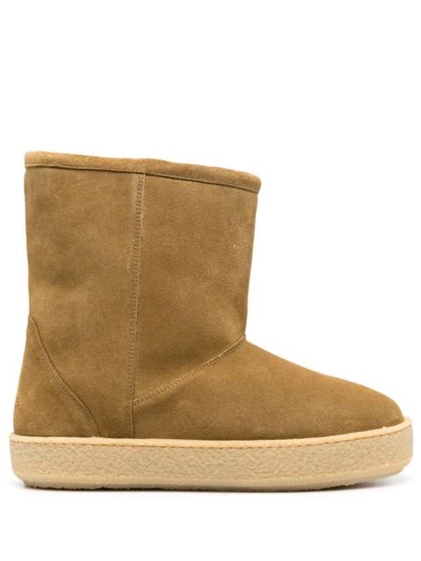Frieze suede ankle boots