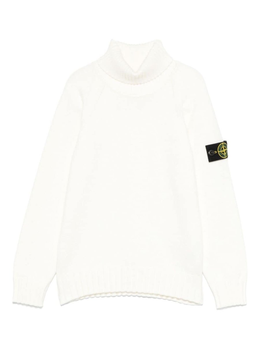 Compass-badge sweater
