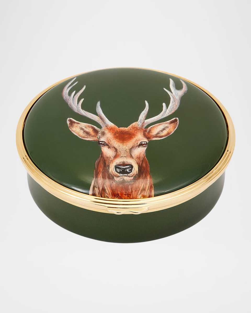 Majestic Stag Seasonal Enamel Box