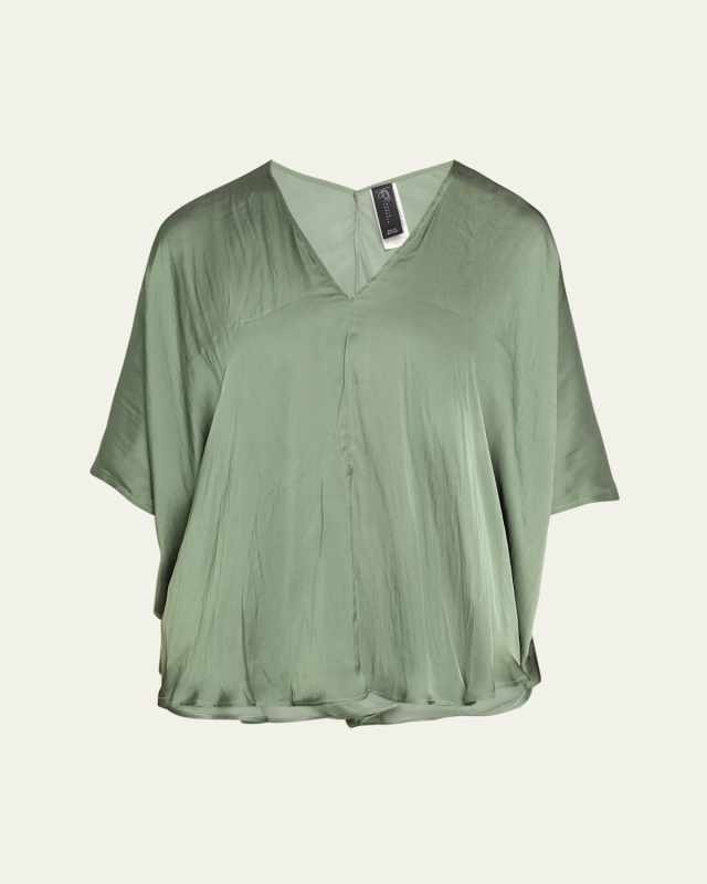 Circle Draped Blouse