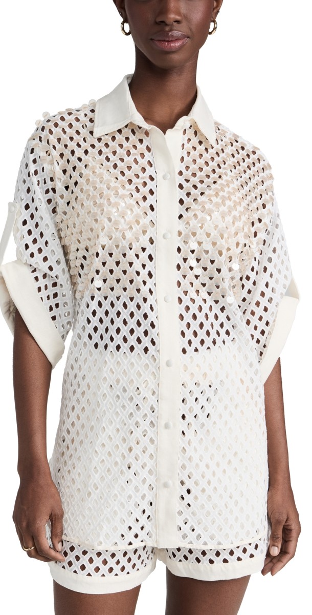 Agua Bendita Chrissy Kai Shirt White