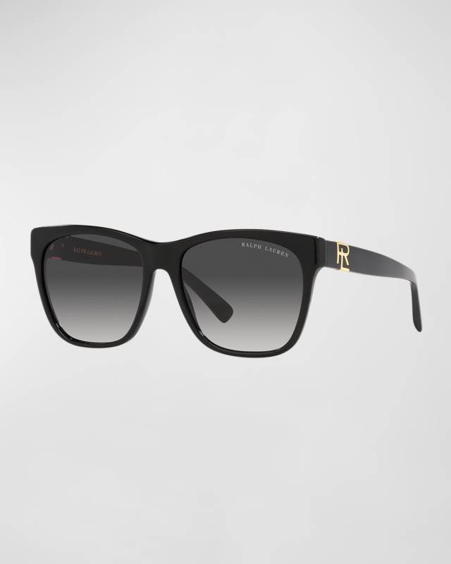 RL Monogram Gradient Square Acetate Sunglasses