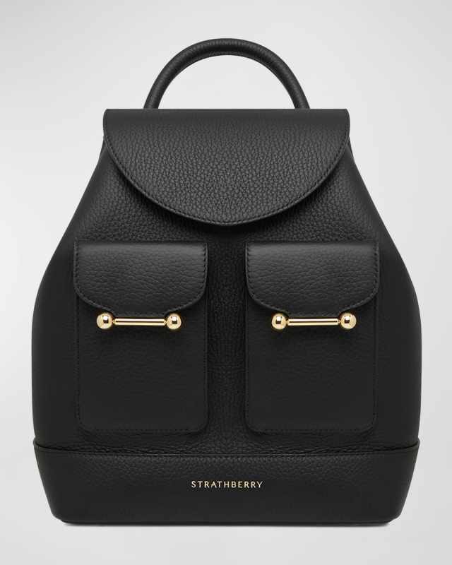 Osette Flap Calf Leather Backpack