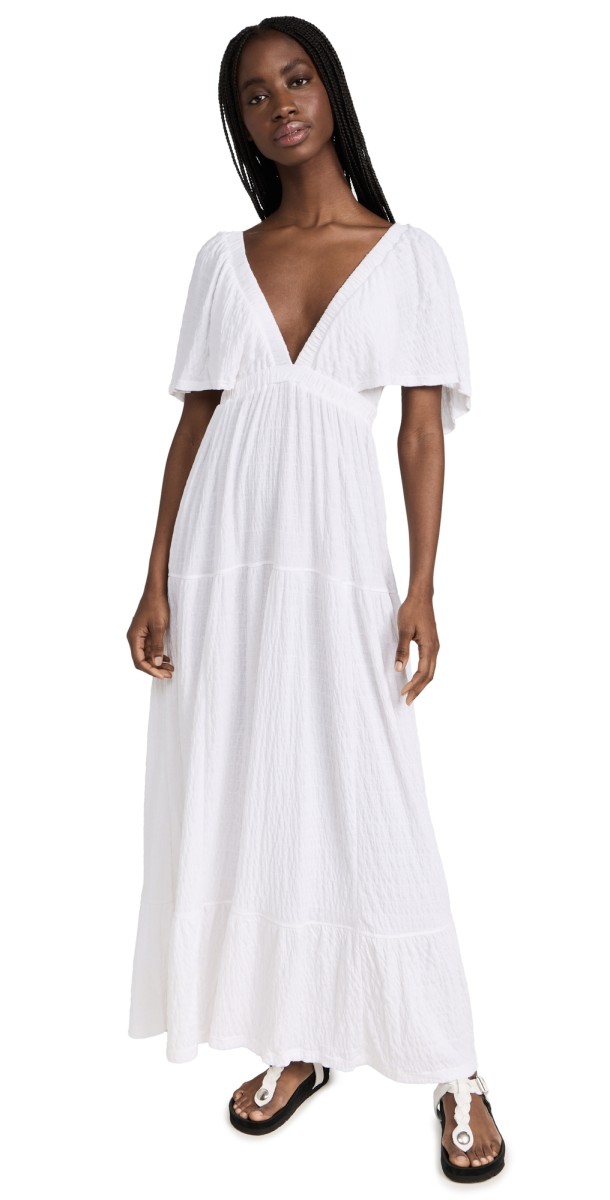 Free People La Laaxi Dress Ivory