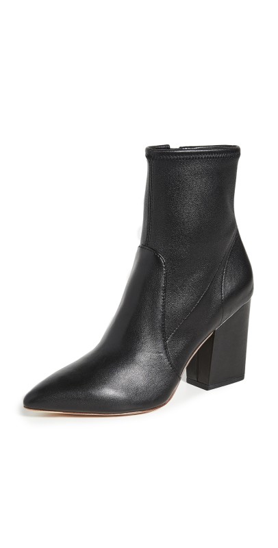 Loeffler Randall Isla Slim Ankle Booties Black