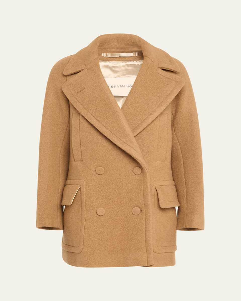 Randia Double-Breasted Wool Coat