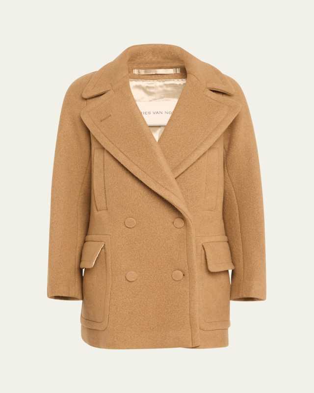 Randia Double-Breasted Wool Coat