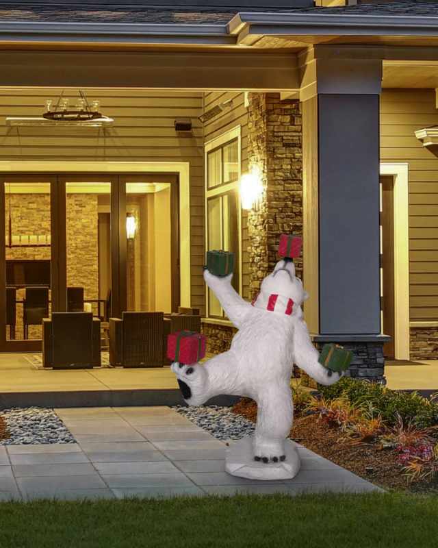 47" Juggling Bear with Gift Boxes