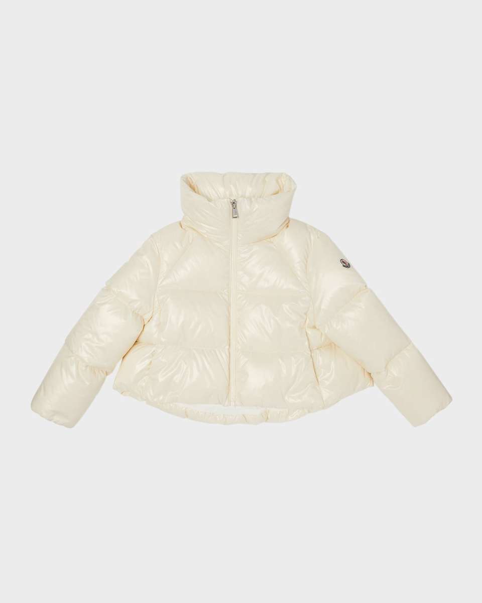 Girl's Breteuil Cropped Puffer Jacket, Size 8-14