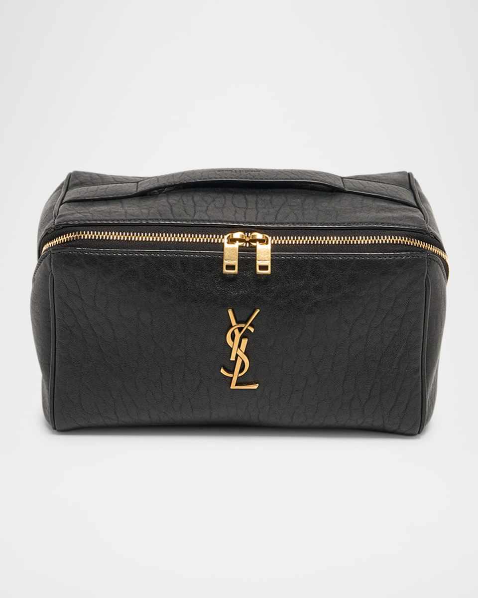 YSL Vanity Case in Grained Leather