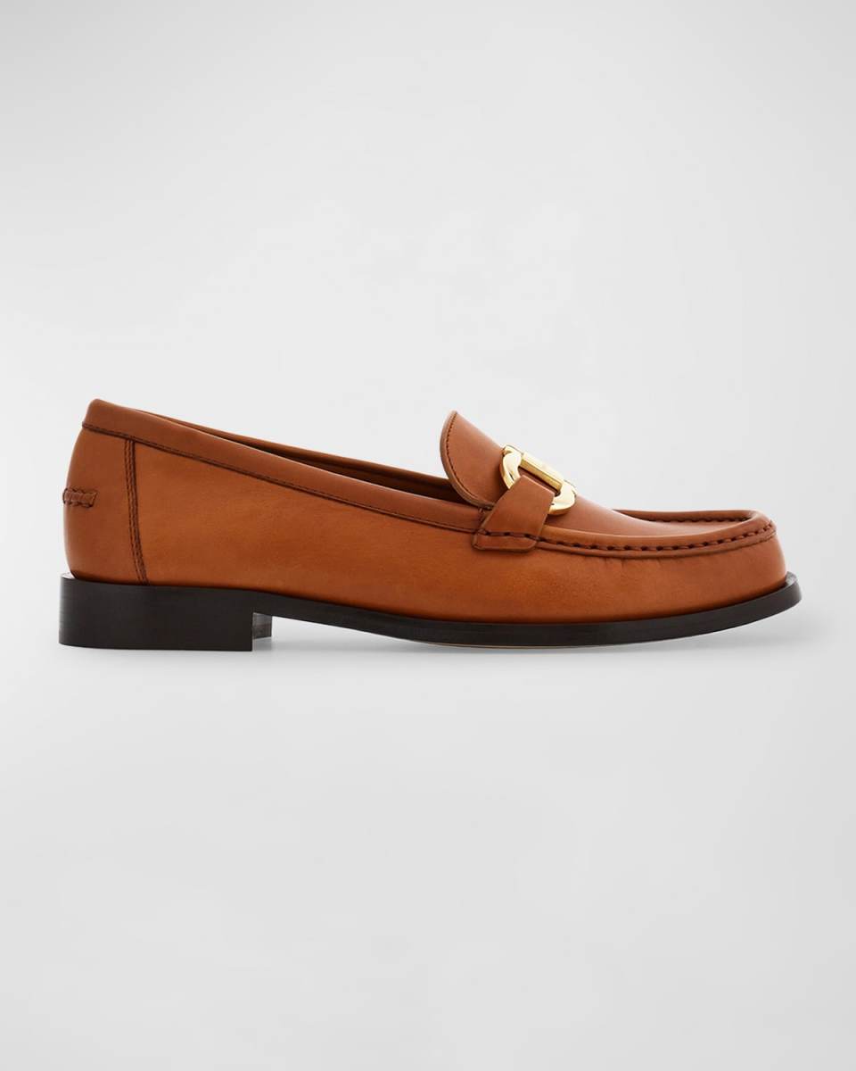 Maryan Calfskin Gancini Bit Loafers