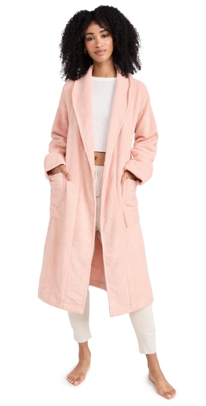 Eberjey Unisex Terry Robe Rose Cloud
