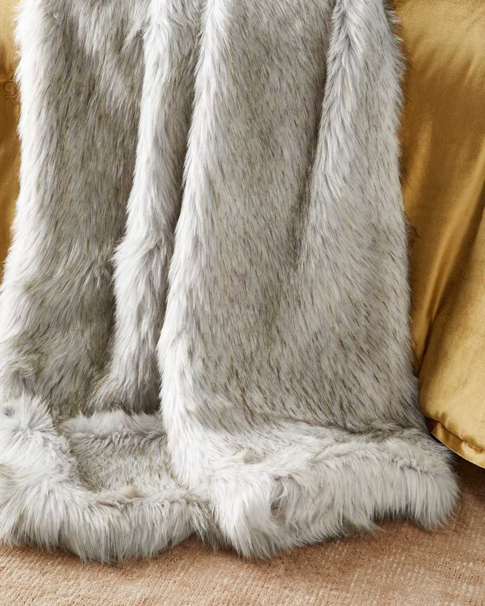 Faux Fur Throw