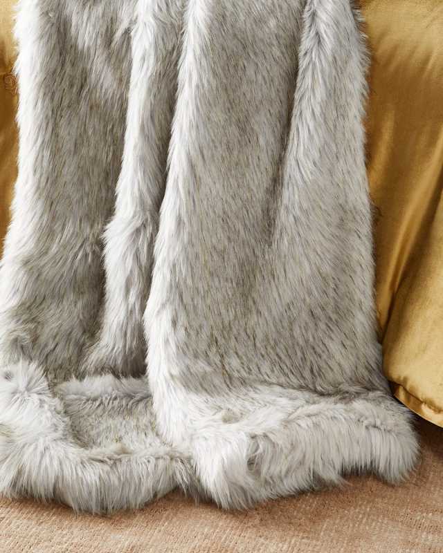 Faux Fur Throw