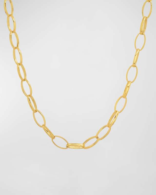 Edith 18k Medium Link Necklace