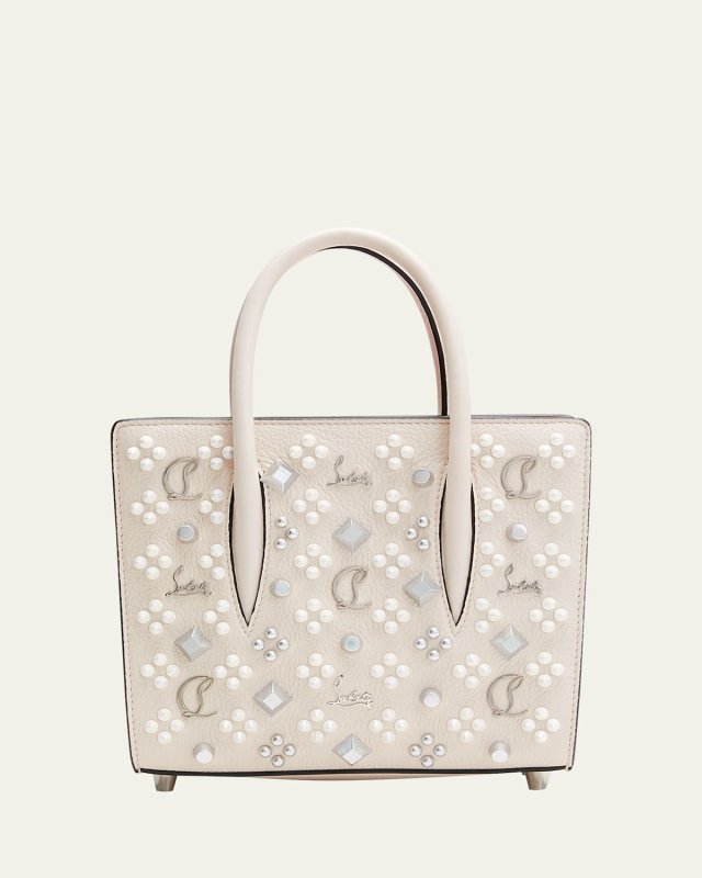 Paloma Mini in Leather with Loubinthesky Spikes