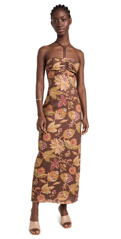 SIR. Josefina Corded Midi Dress Floral