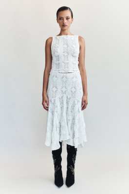 With Jean Maeve Midi Skirt