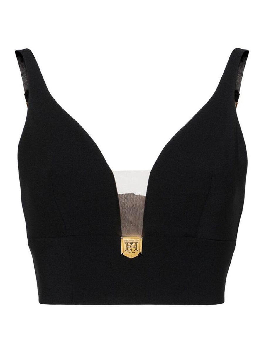 Elisabetta Franchi Top - Noir