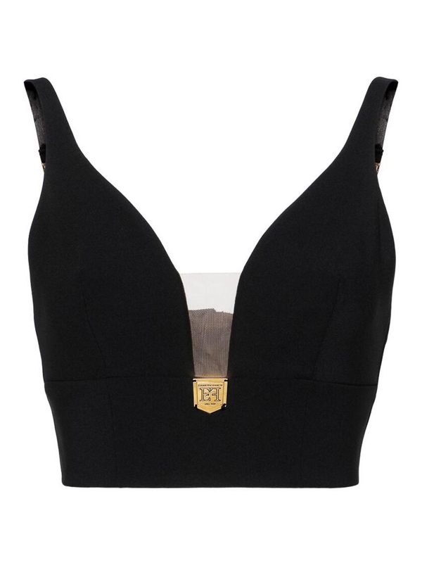 Elisabetta Franchi Top - Noir